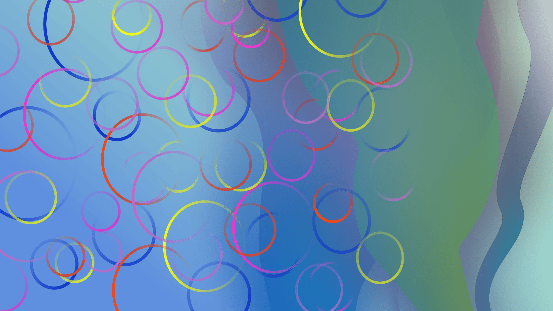 Set aqua circles as site background image